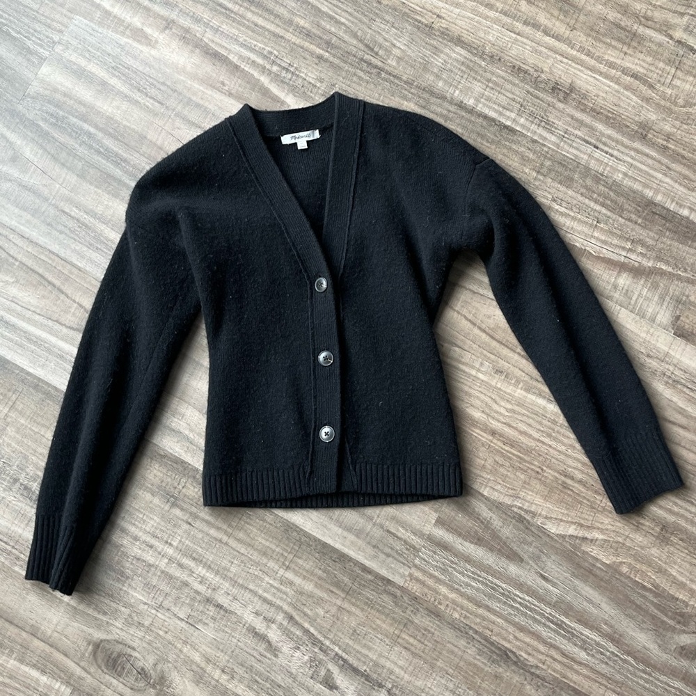 Madewell V-Neck Slim Cardigan Sweater